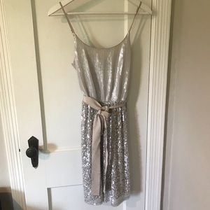 Champagne Sequin Dress
